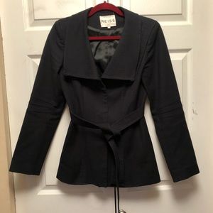 REISS Connelly Belted Blazer Jacket
